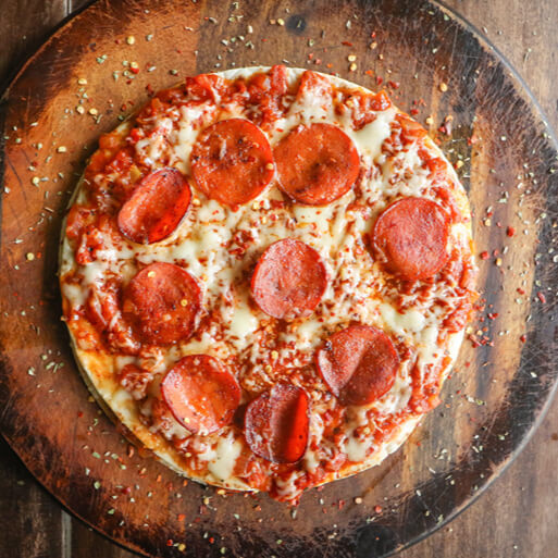 Woodfired Neapolitan pizza at Lunablu in Muswell Hill